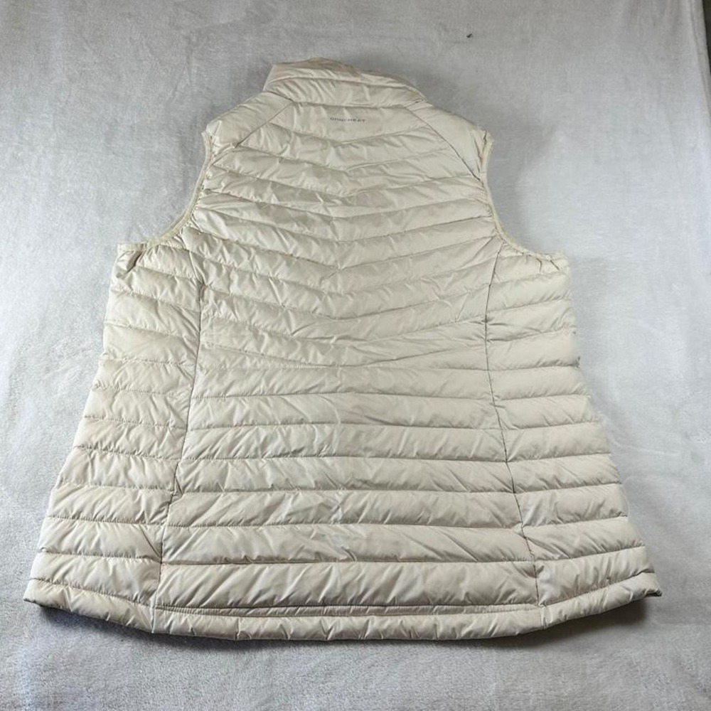 NWT Columbia "Chalk" cream white power lite insulated puffer vest workwear boho - Picture 6 of 6